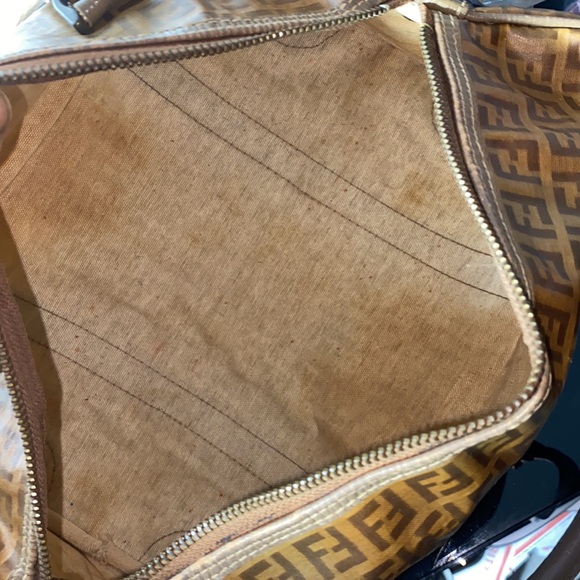 Authentic Fendi Zucca Monogram Boston Bag - Picture 12 of 17